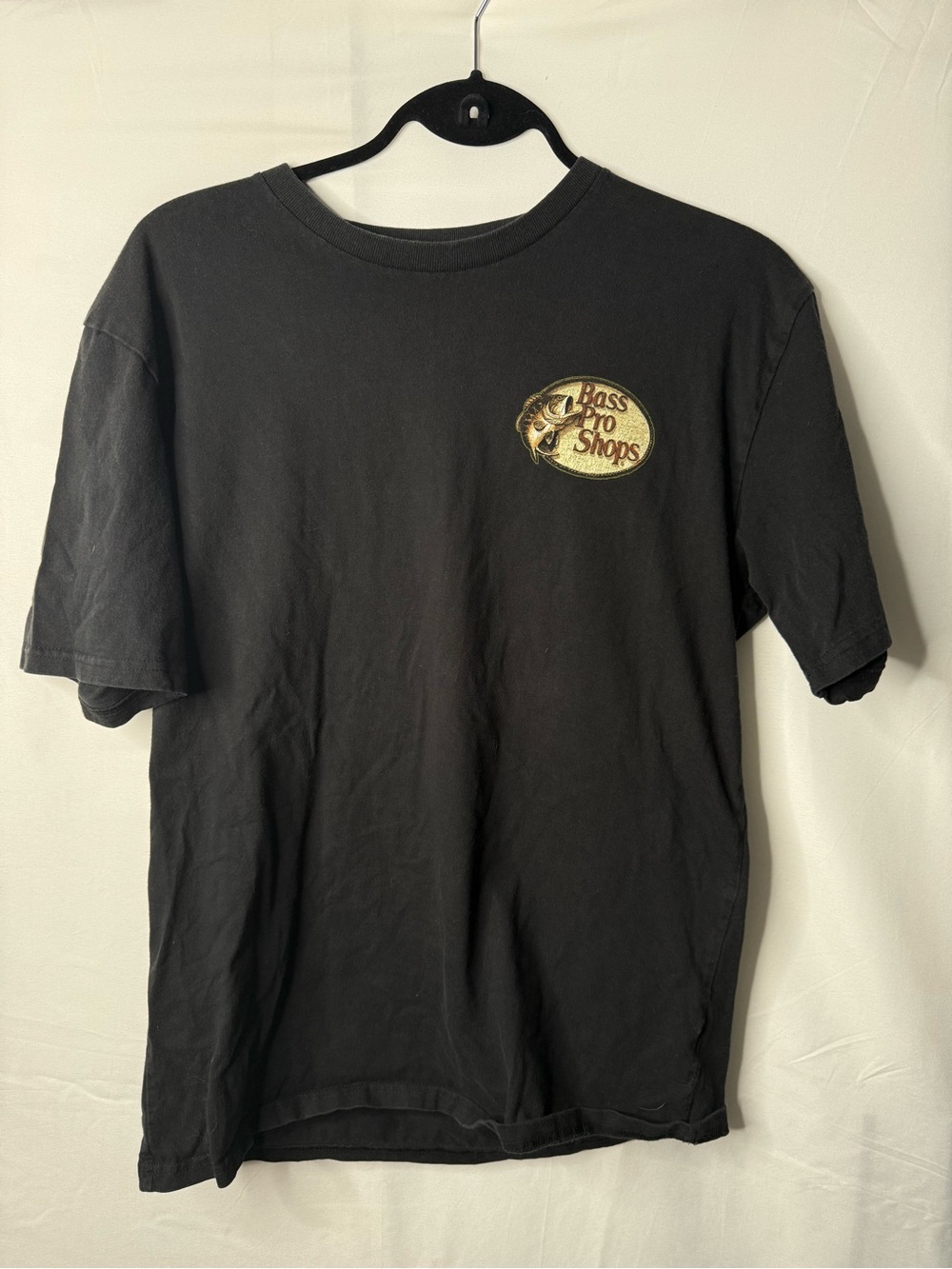 Bass Pro Shops Black Short-Sleeve Logo Tee